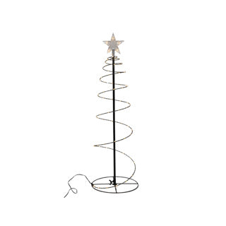 Juletræsspiral 140cm 300guld 3m