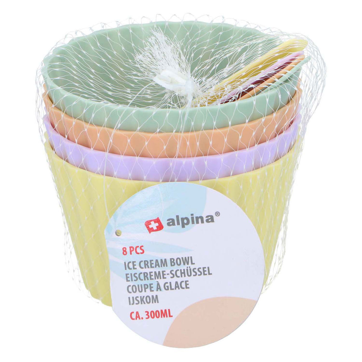 Alpina isskål, 8 stk.