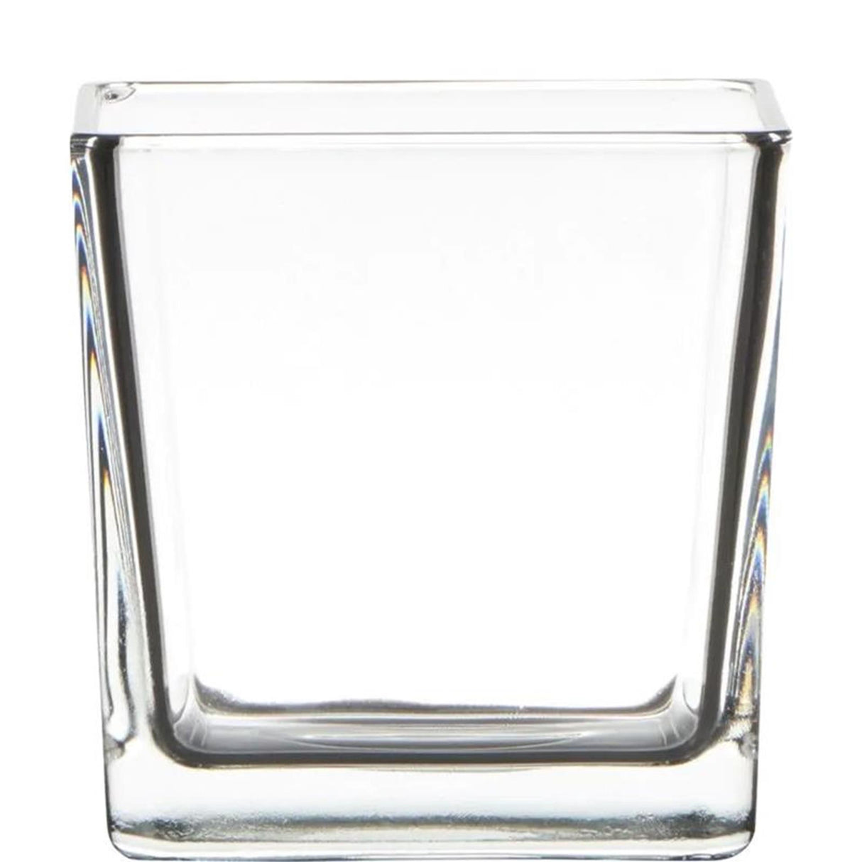 Øse glasvase terning 10x10x10cm