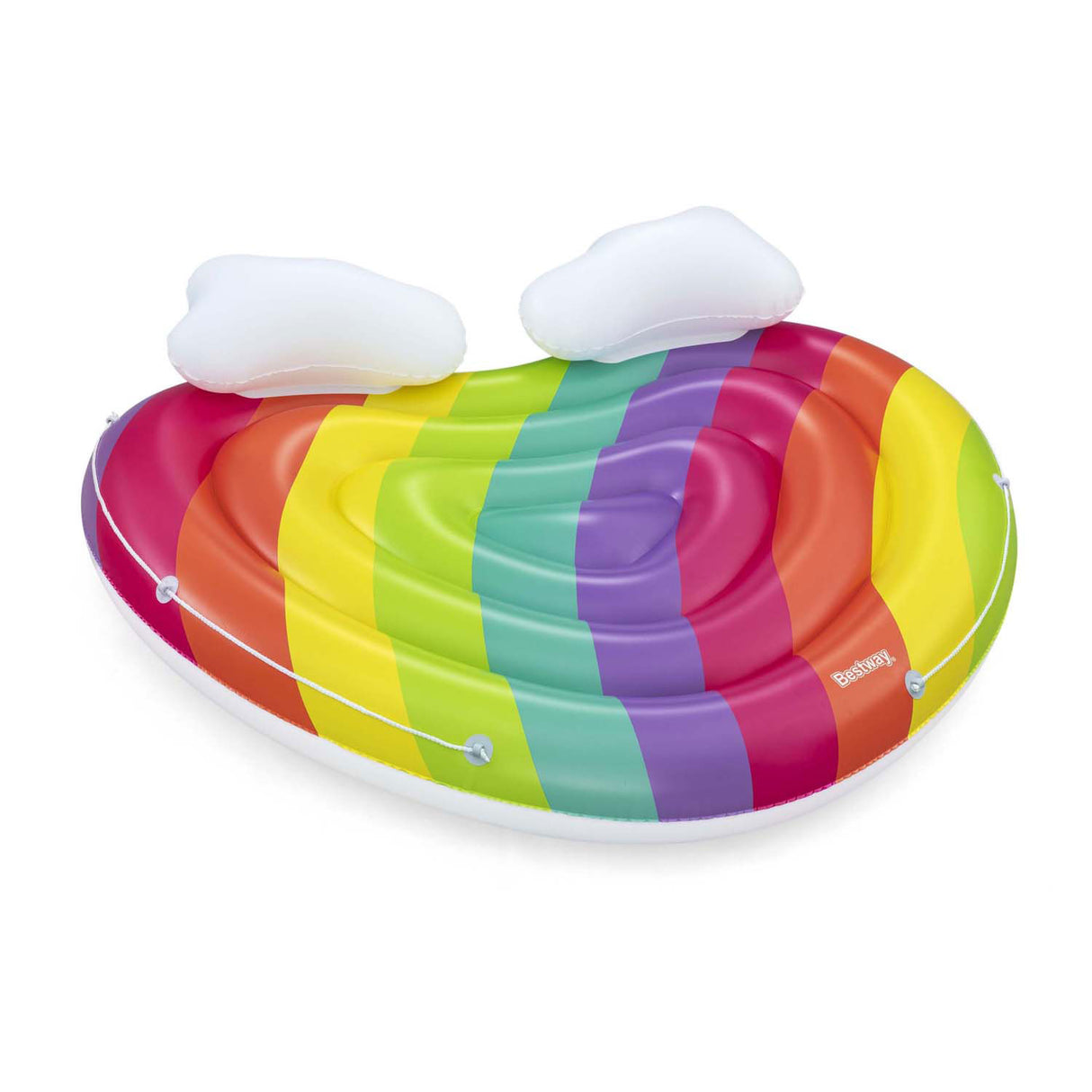 Bestway rainbow dreams oppusteligt regnbuehjerte, 164cm