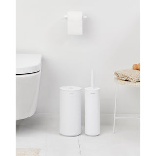 Brabantia mindset toilettilbehør, sæt med 3 mineralske frisk hvide