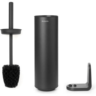 Brabantia mindset toiletbørste med holder - fritstående og hængende - mineral infinite grå