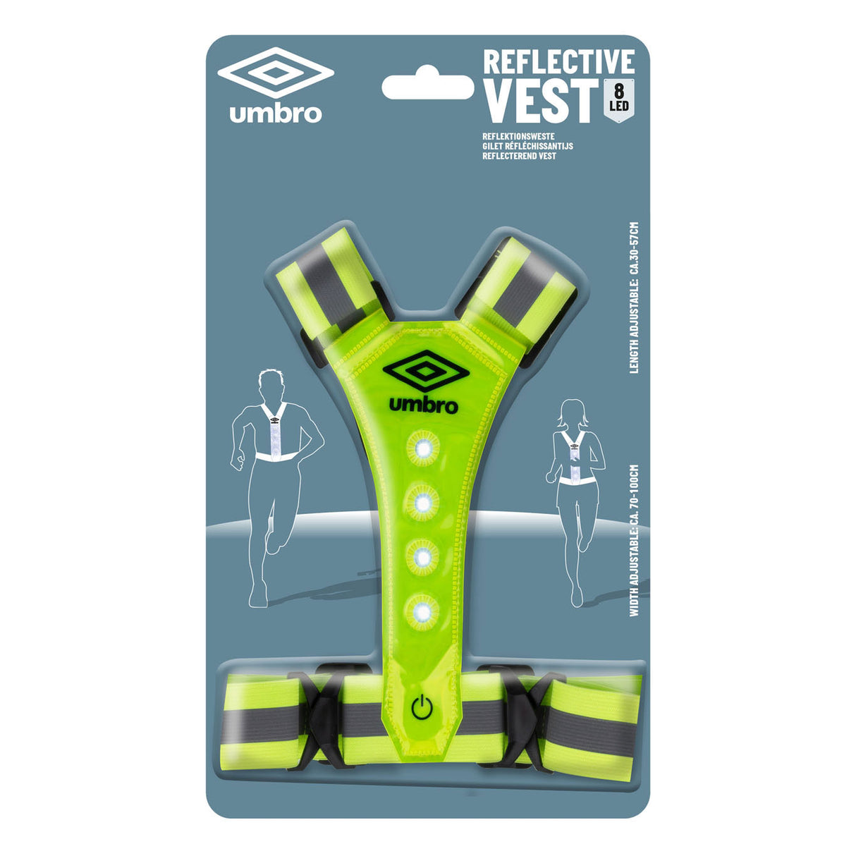 Umbro reflekterer vest med LED