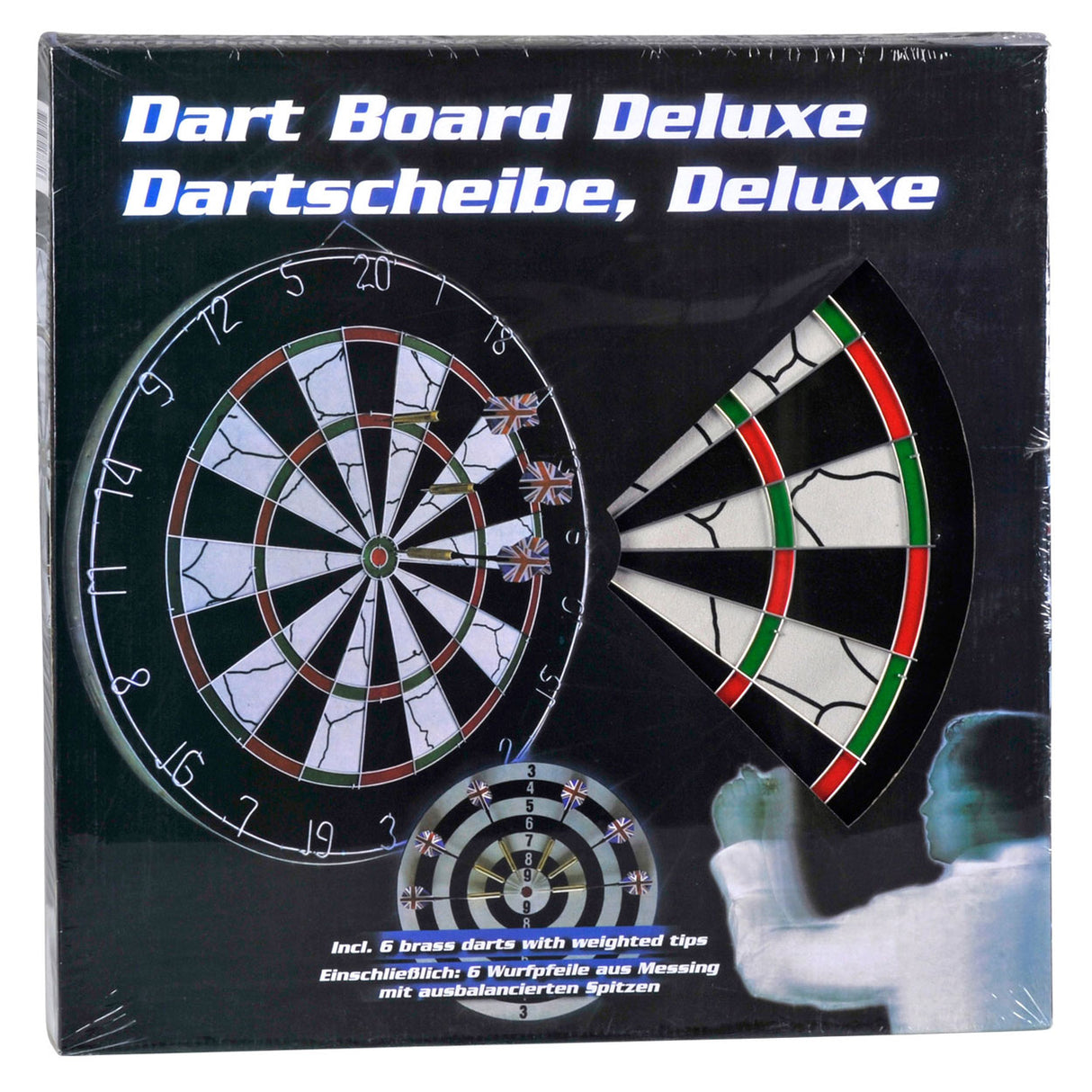 Dartskive deluxe med pile