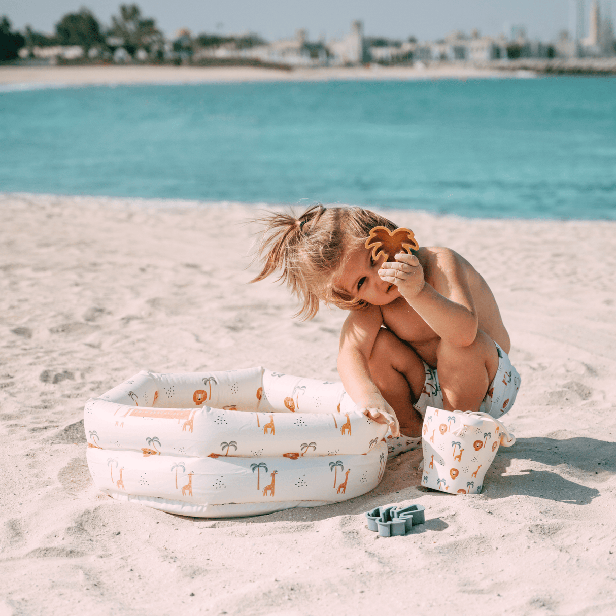 Jungle | flerfarvet babypool ø 60 cm