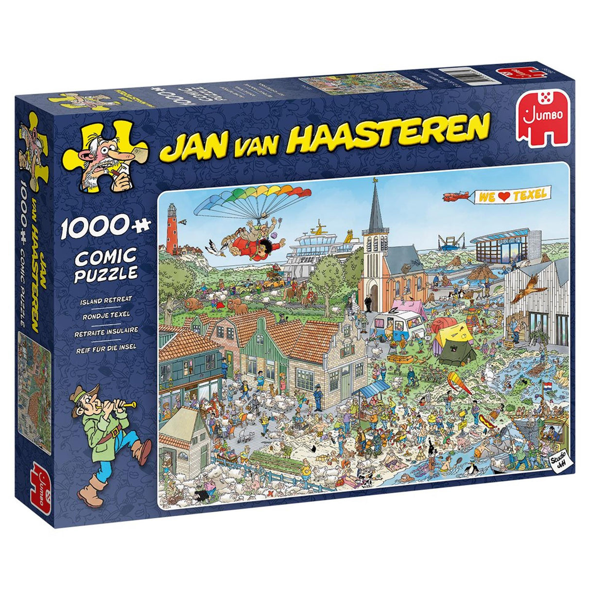 Jumbo Jan van Haasteren Texel puslespil 1000 stk