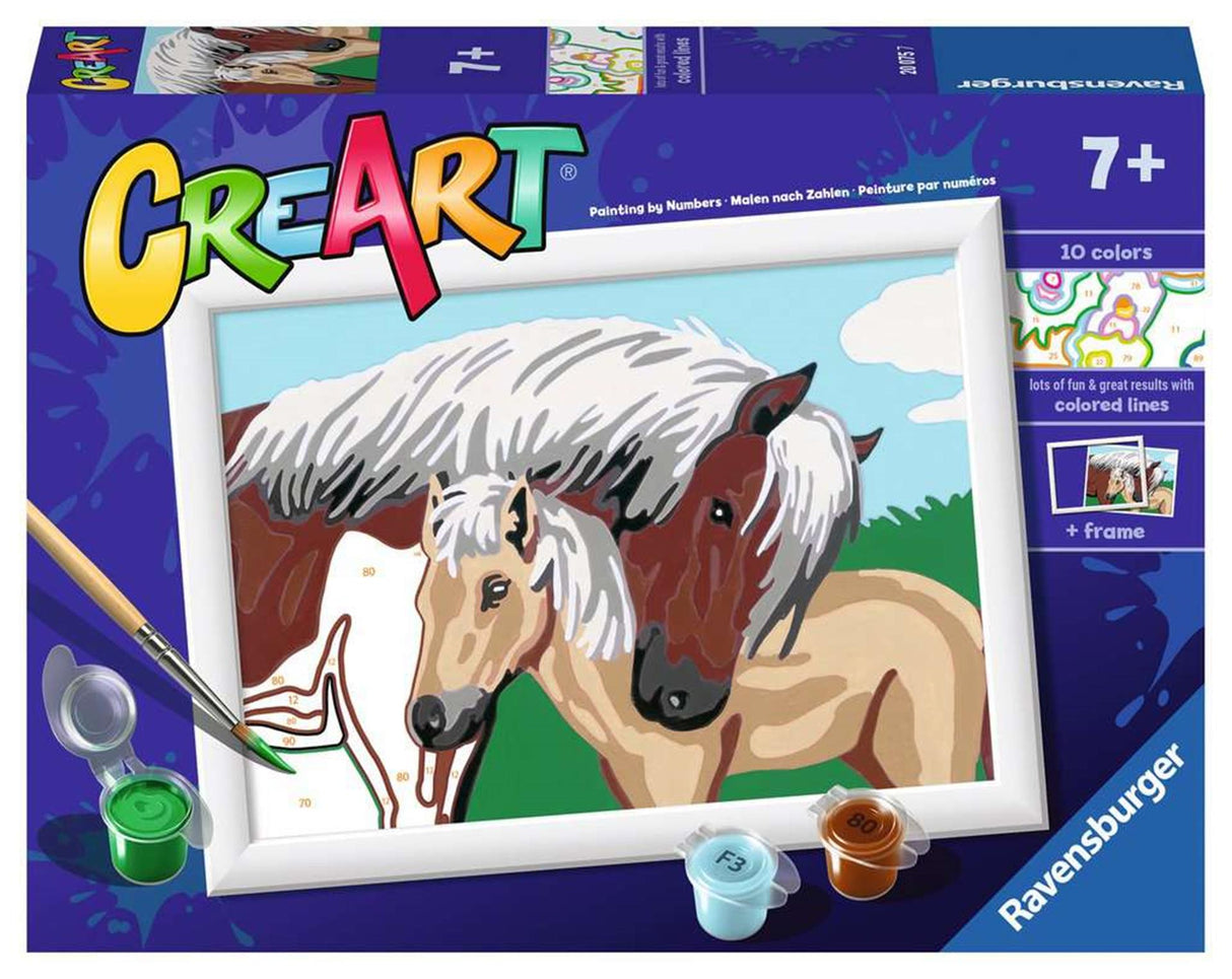 Ravensburger Creart Maleri ved nummer - Mor og føl