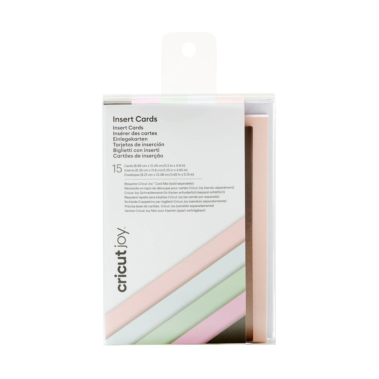 Cricut joy • indstikskort macarons 12,45x8,89cm 15 ark