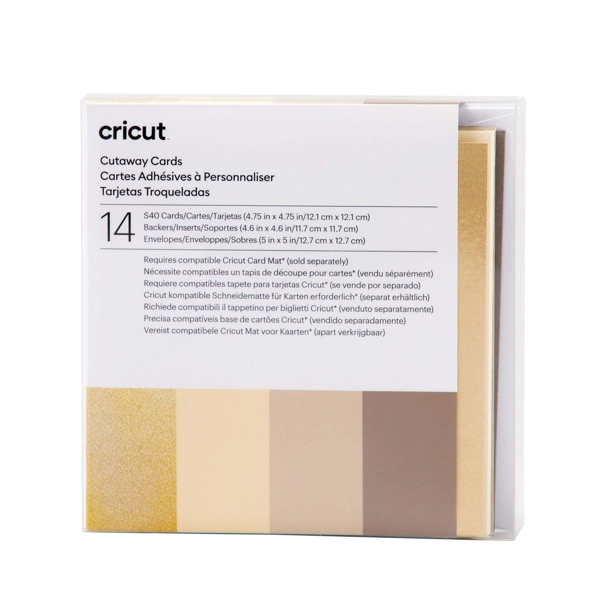 Cricut • cutaway-kort neutrale s40