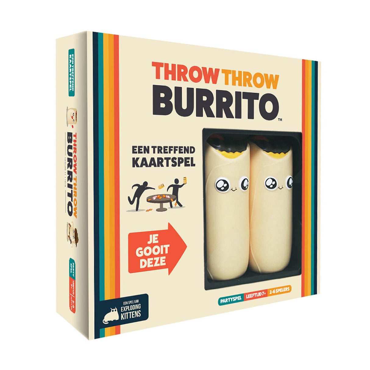 Eksploderende killinger kaster burrito - - sjovt festspil - kortspil for familie og venner - kast squishy burritoer! - hollandsk