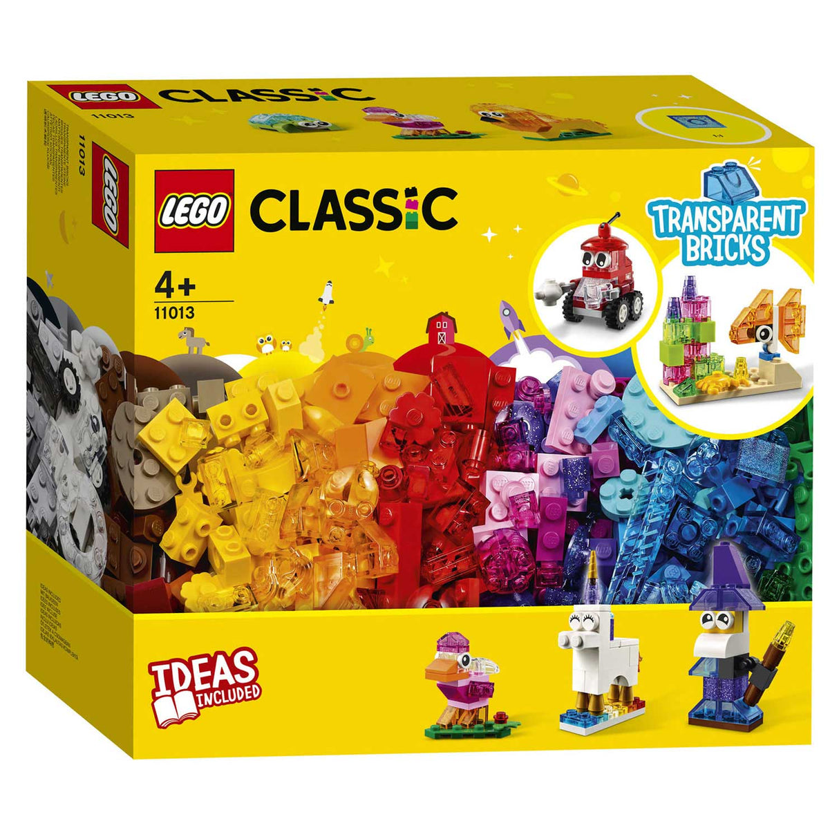 LEGO LEGO 11013 Kreative gennemsigtige sten