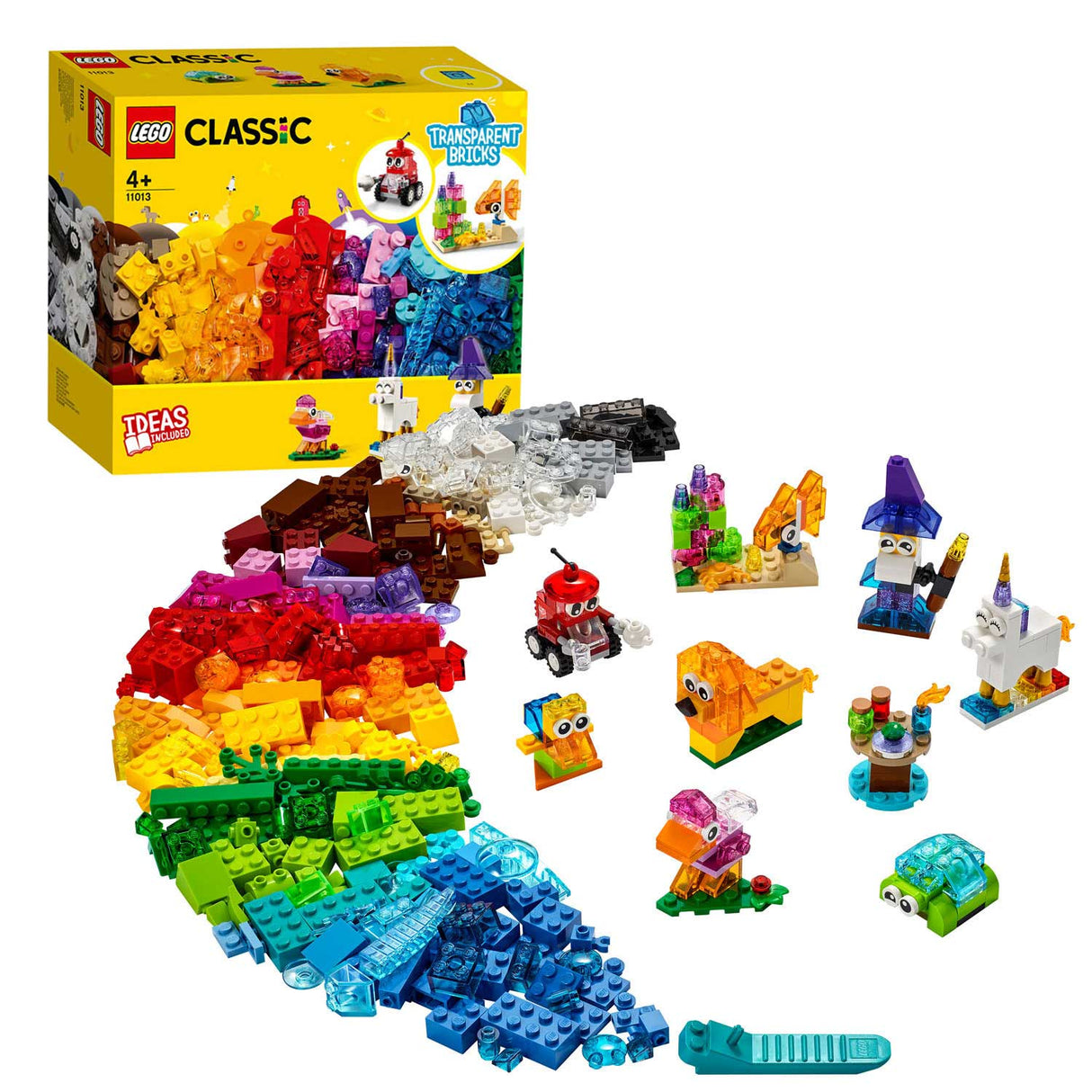 LEGO LEGO 11013 Kreative gennemsigtige sten