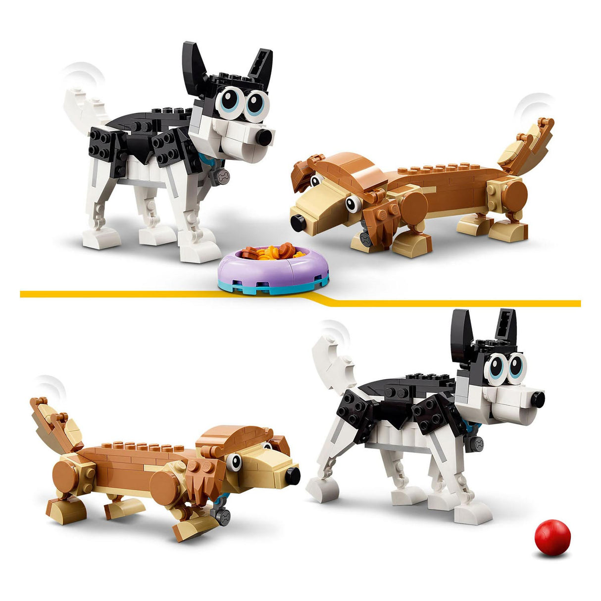 Lego -skaber 31137 søde hunde