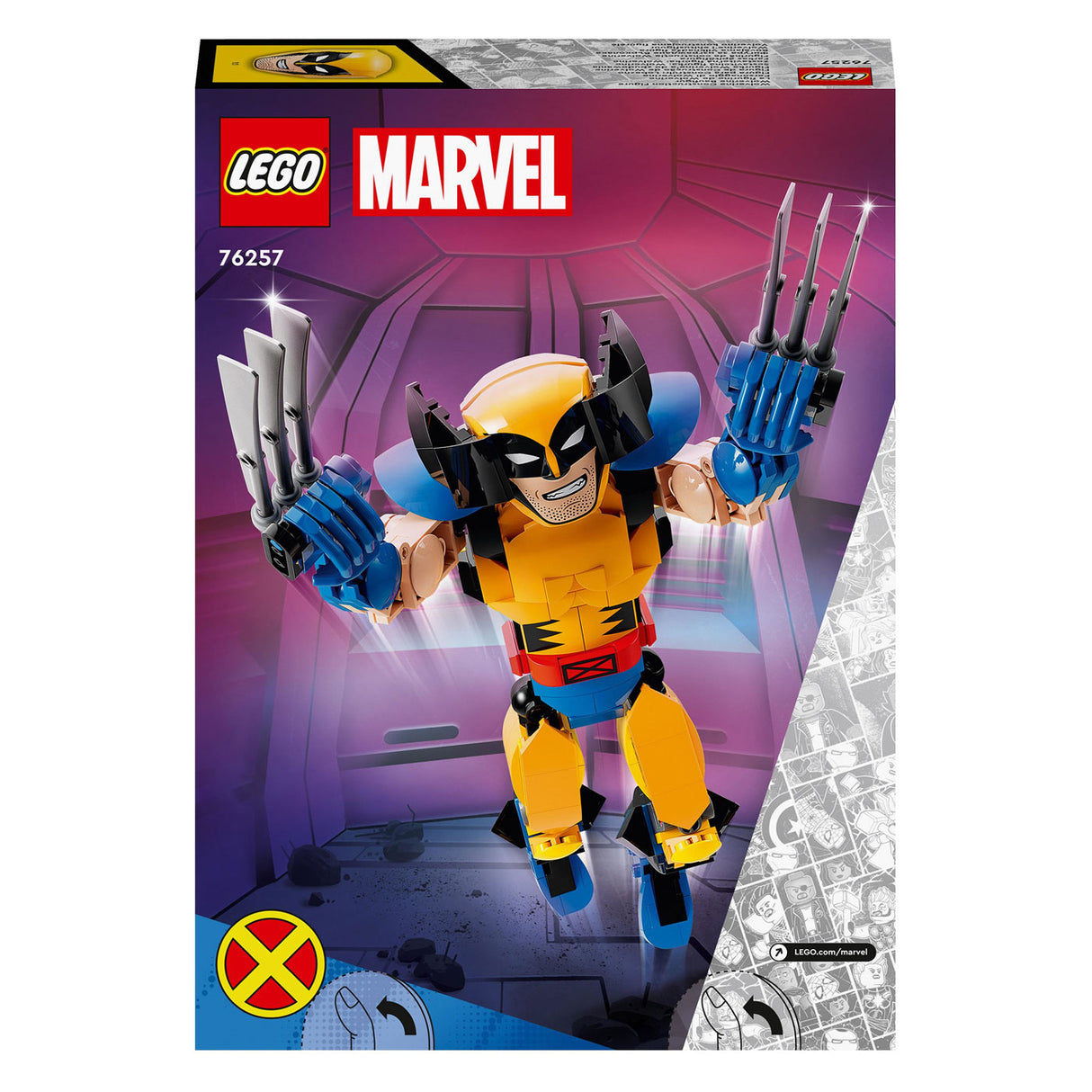 Lego marvel - jerv byggefigur byggelegetøj (76257)