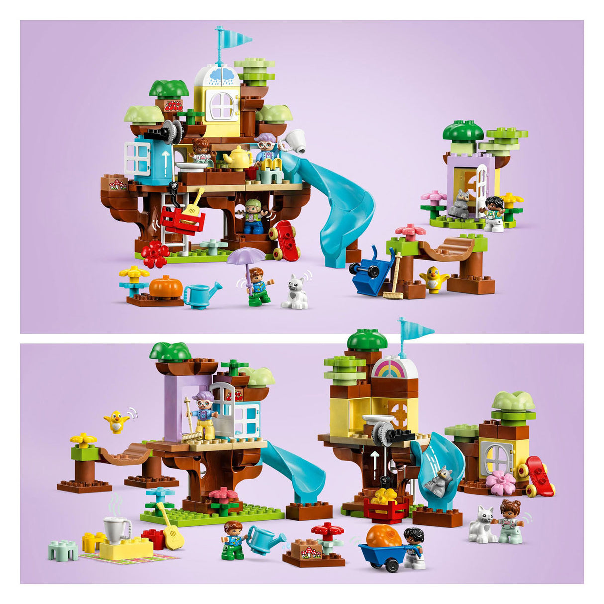 Lego duplo 3-i-1 træhus til småbørns legetøjssæt - 10993