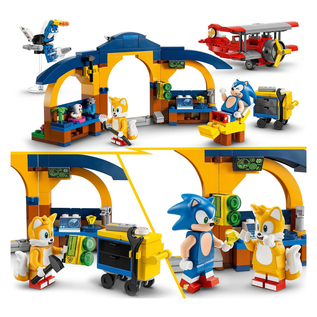LEGO LEGO 76991 Tails Workshop og fly