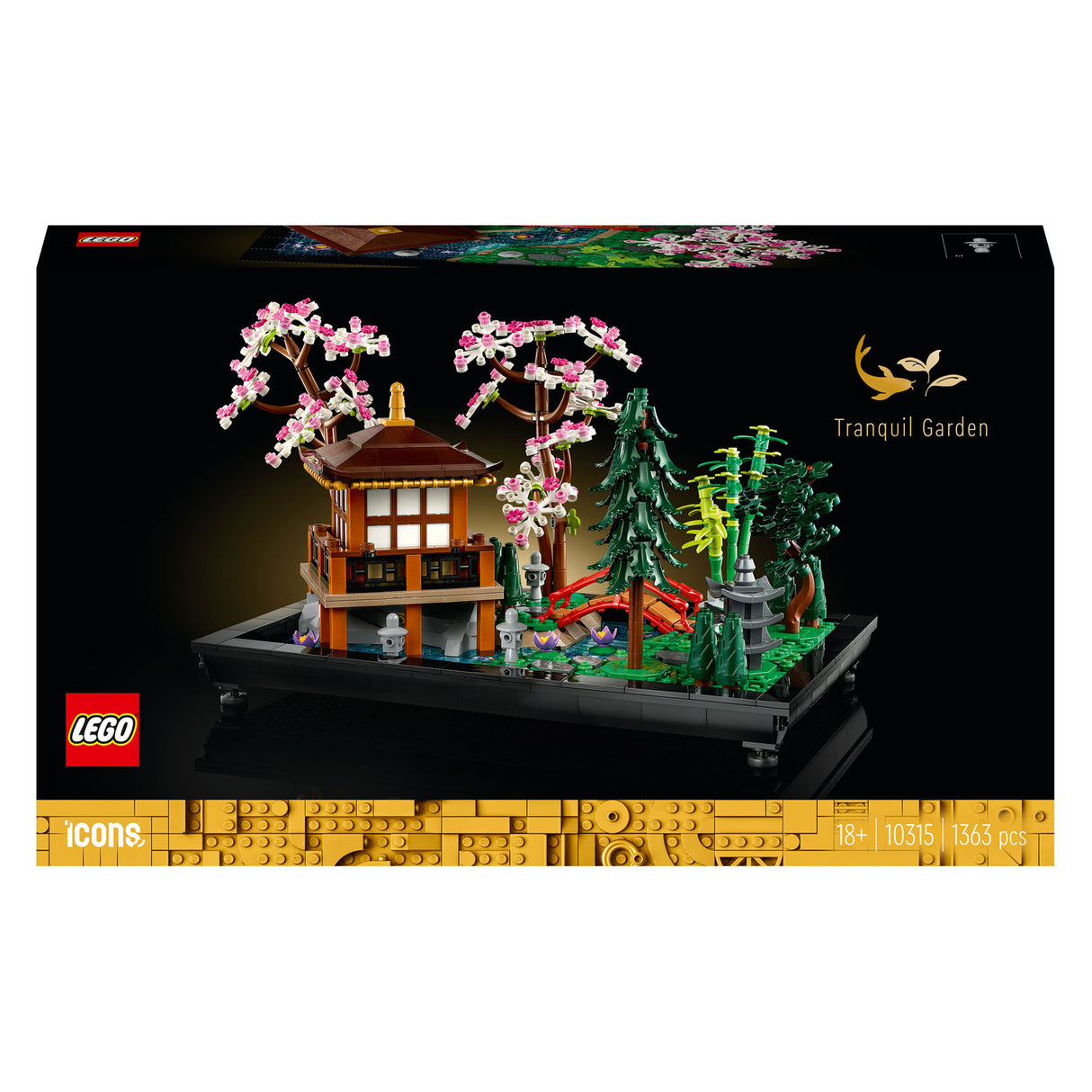 Lego ikoner beroligende have botanisk mindfulness byggesæt til voksne - 10315