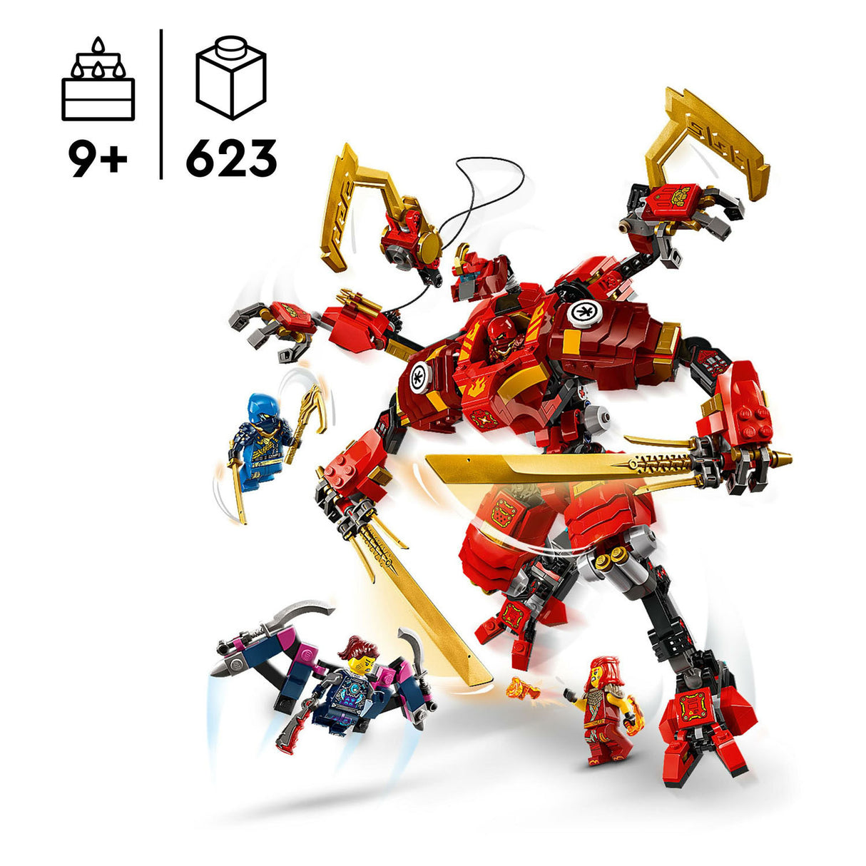 Lego 71812 ninjago kai's ninja klatremekanisme