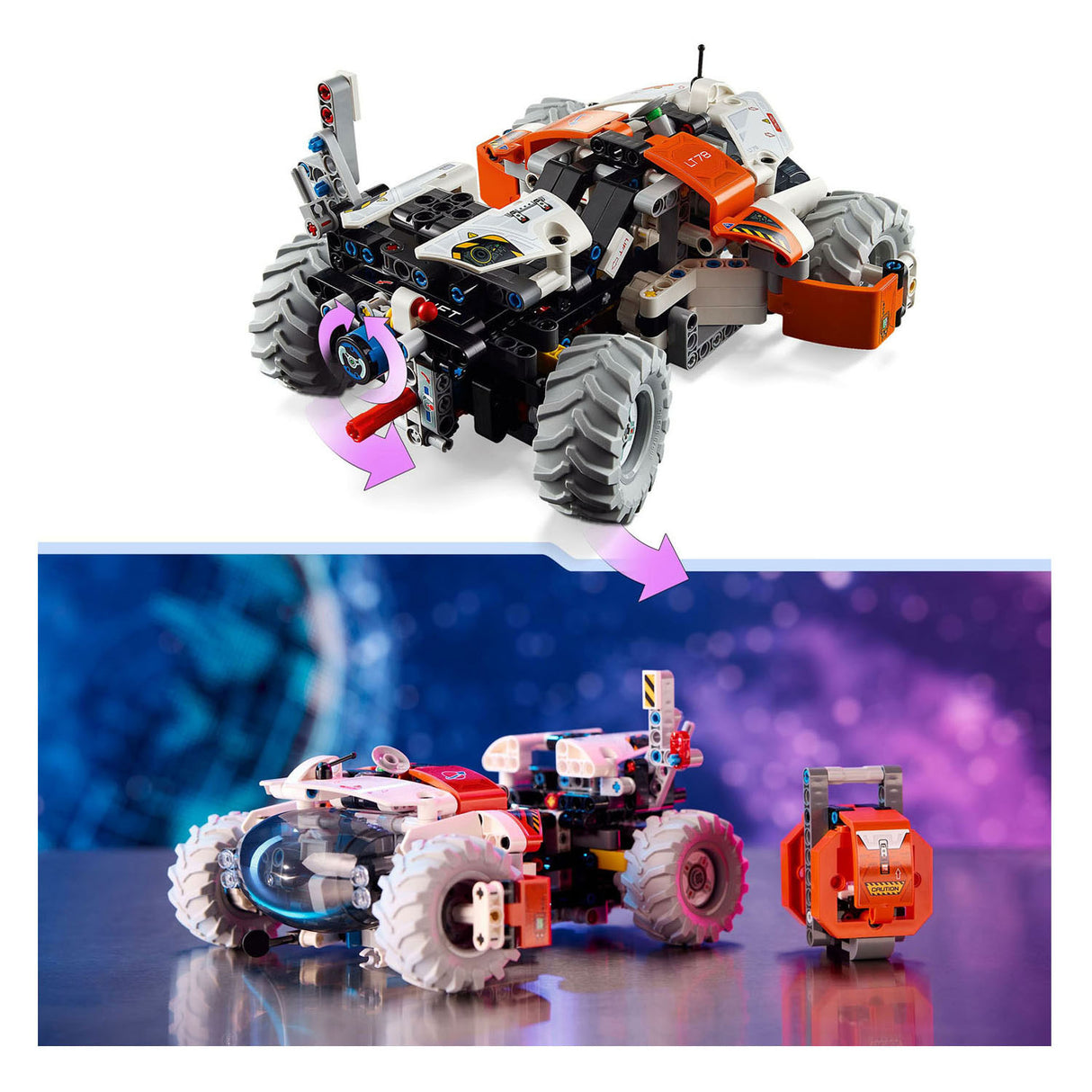 Lego 42178 teknisk rumfartøj lt78