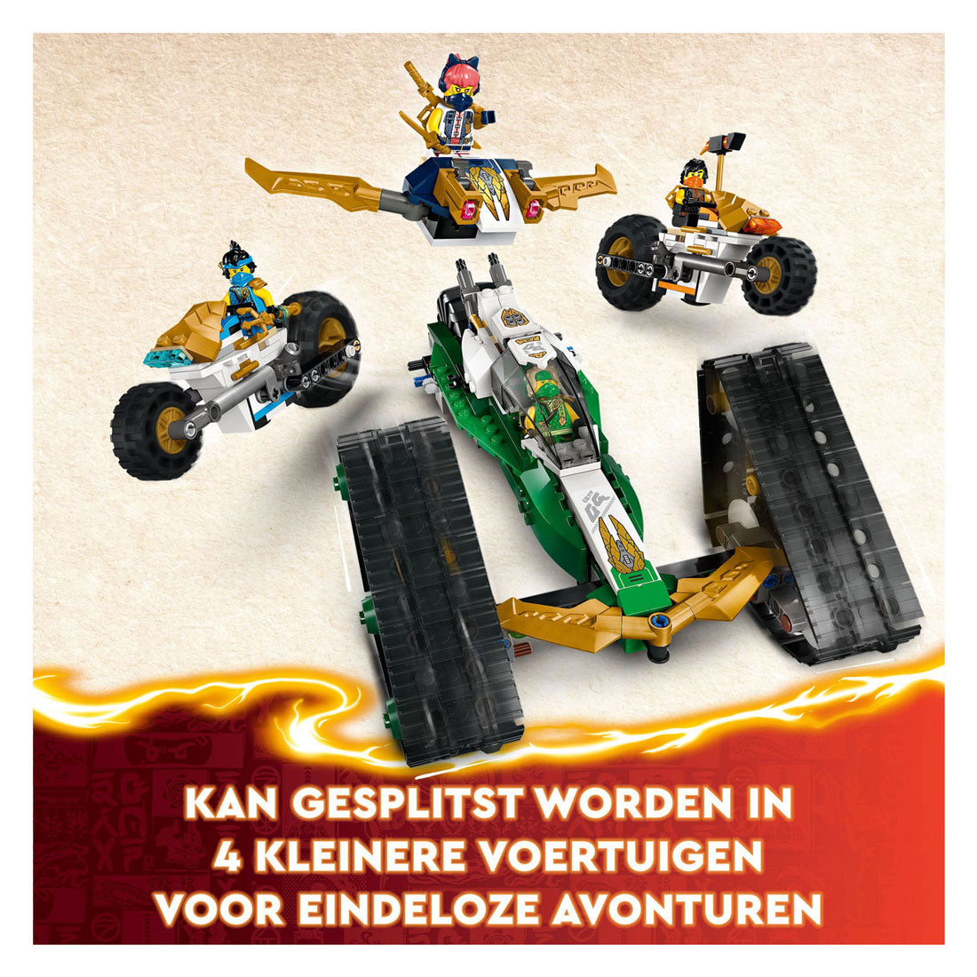 Lego 71820 ninjago ninja team kombinationskøretøj