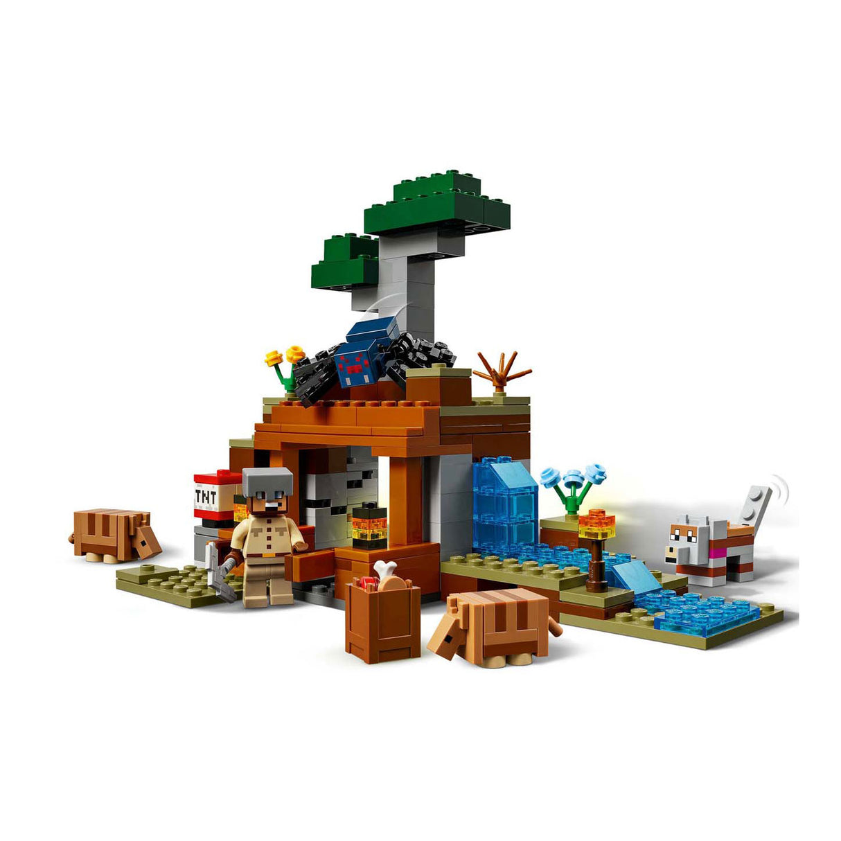 Lego minecraft bæltedyrene ved minen - 21269