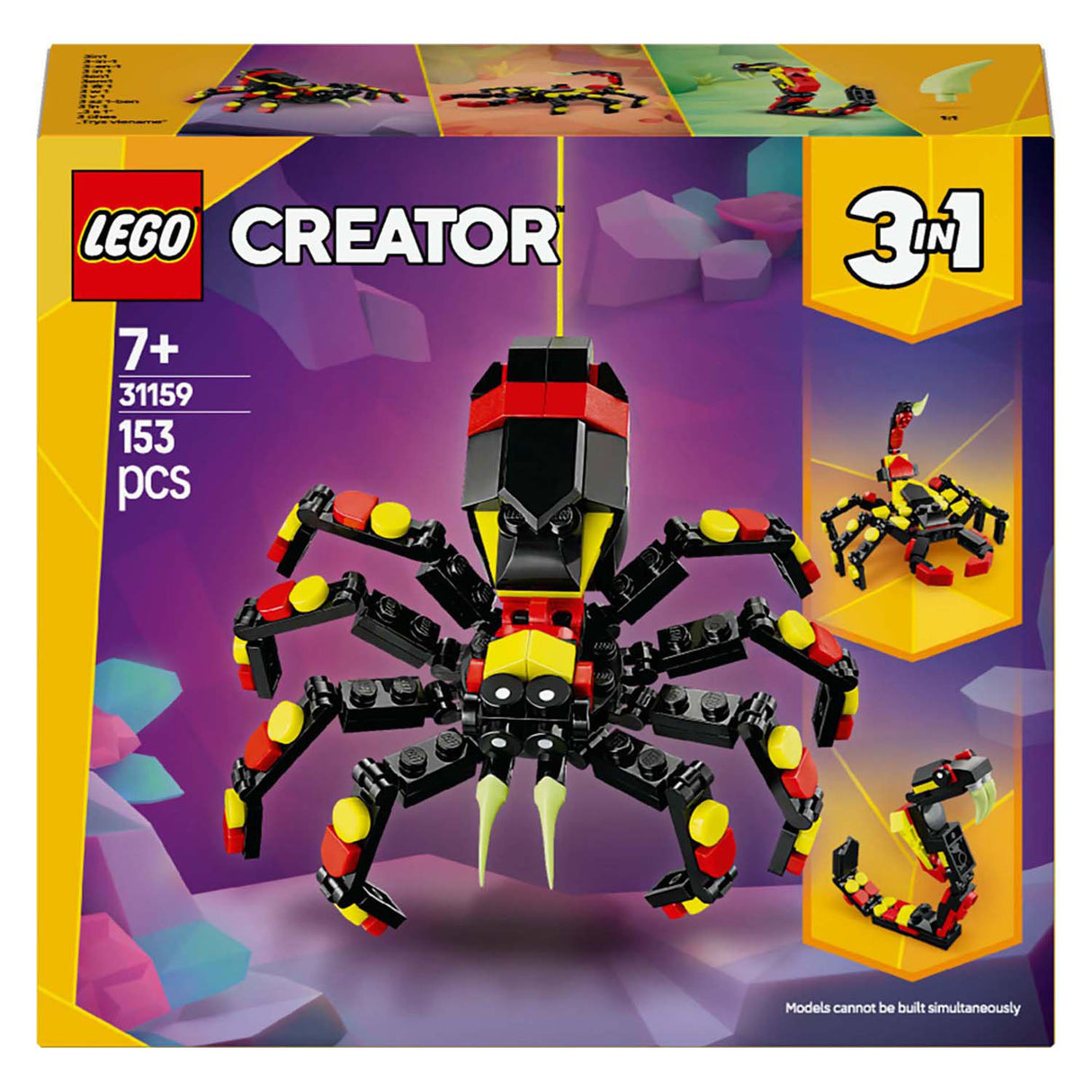 Lego Creator 3i1 vilde dyr: spændende edderkop - 31159