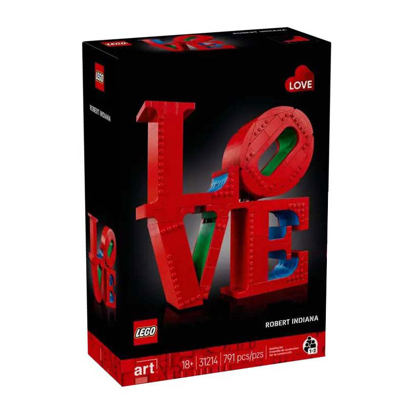 Lego art love boligtilbehør dekorationsbyggesæt til voksne, Valentinsgave - 31214