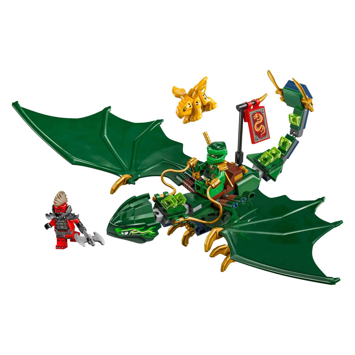 Lego ninjago 71829 lloyds grønne skovdrage