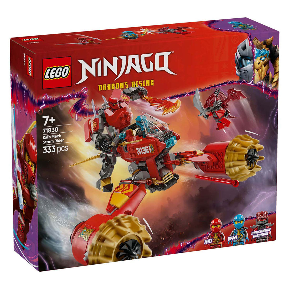 Lego ninjago 71830 kai's mecha storm køretøj