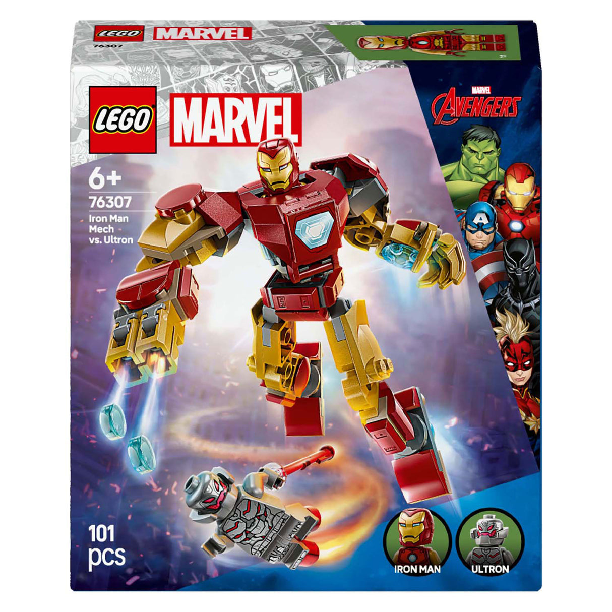 Lego® marvel iron man mech vs. Ultron legesæt - 76307