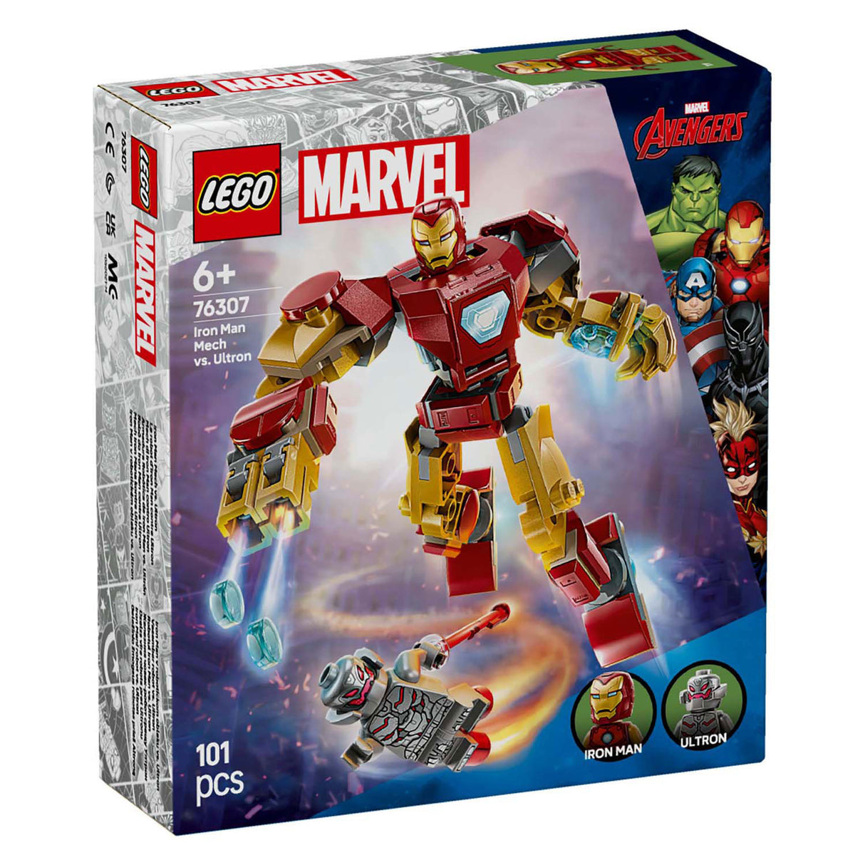 Lego® marvel iron man mech vs. Ultron legesæt - 76307