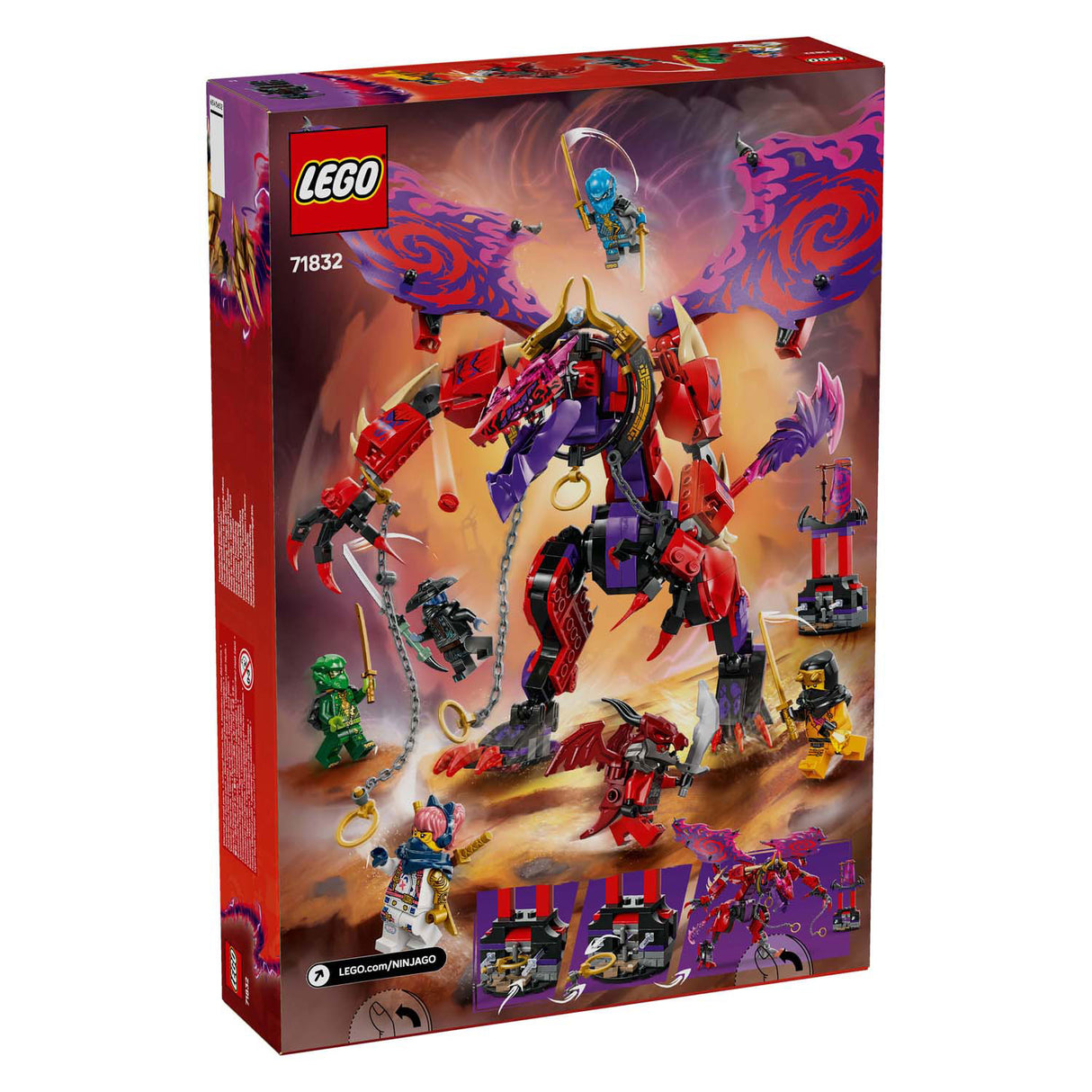 Lego ninjago 71832 thunderfang drage of chaos