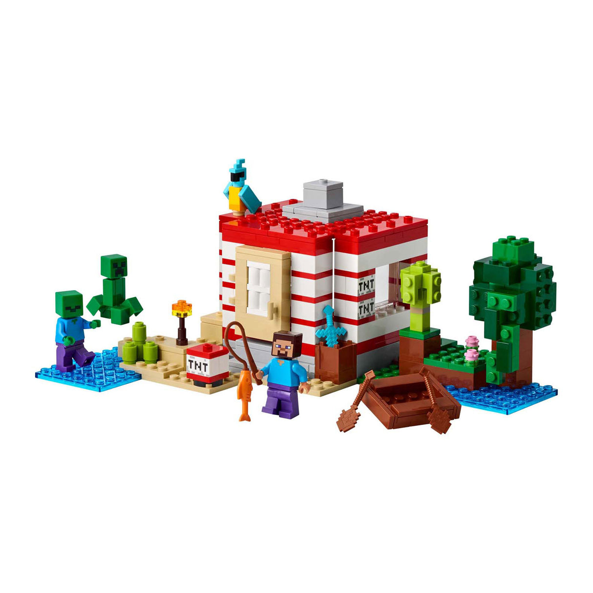 Lego ® Minecraft® TNT Jungle House, videospilsæt - 21275