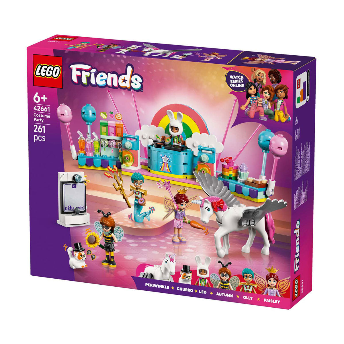 Lego ® venner kostumefest med enhjørning og fe - 42661