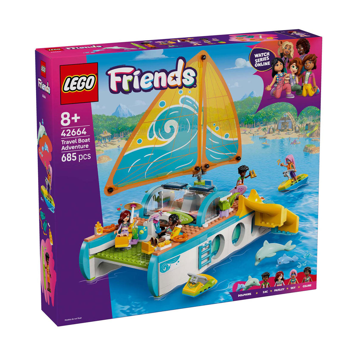 Lego friends eventyr bådtur båd legetøj til børn - 42664
