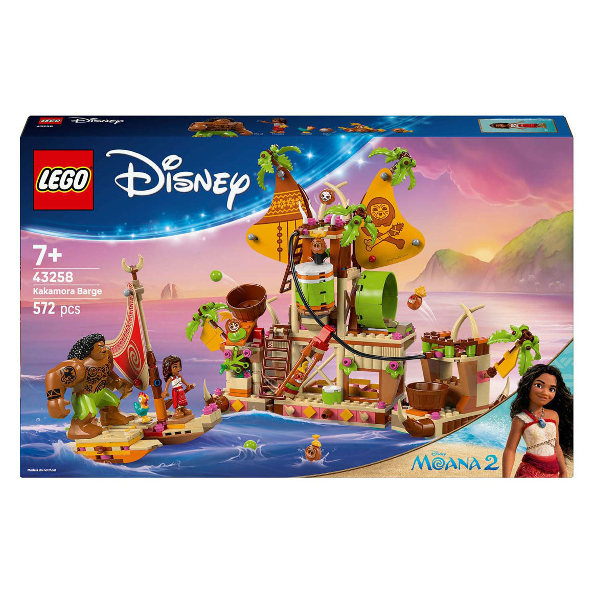 Lego Disney Vaiana 2 Kakamora-båd - 43258