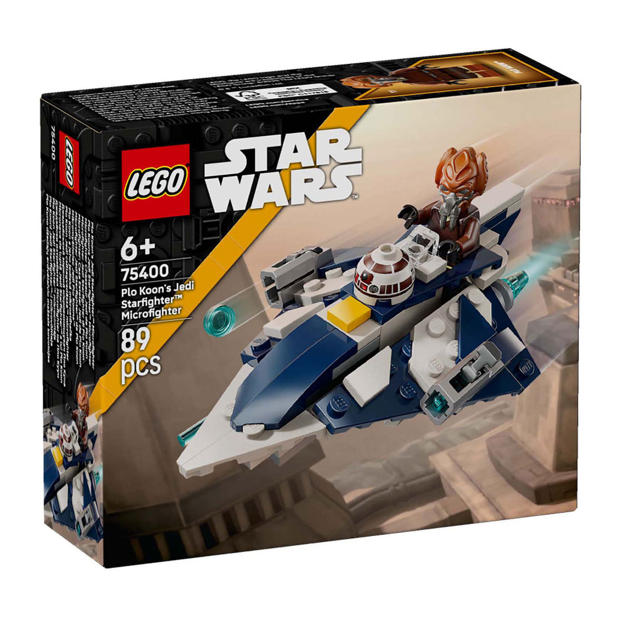 Lego star wars plo koons jedi starfighter microfighter sæt - 75400