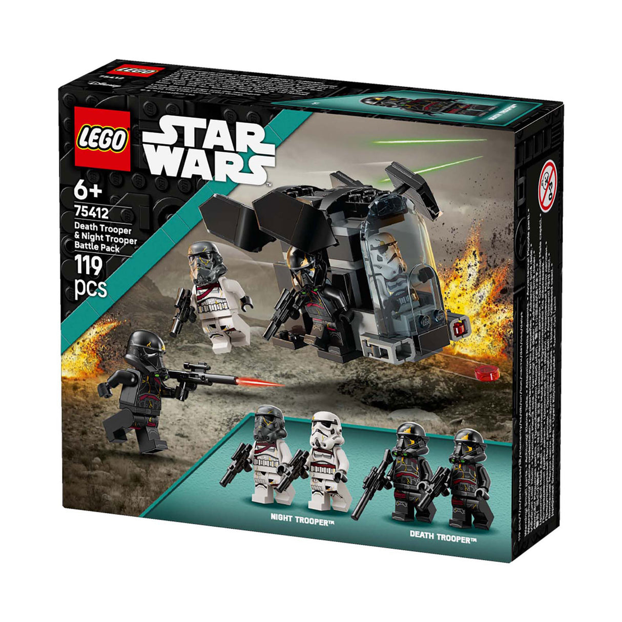 Lego star wars death trooper og night trooper kamppakkesæt - 75412