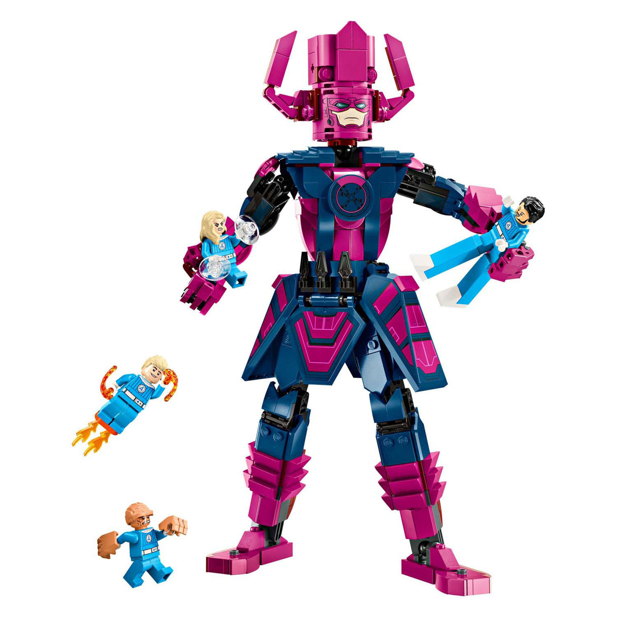 Lego superhelte vidunder 76316 fantastisk fire vs. galactus konstruktionsfigur