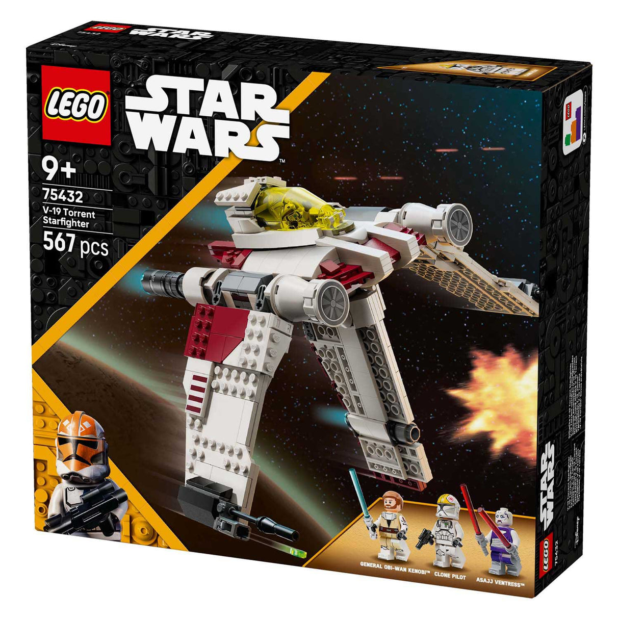 Lego ® star wars: the clone wars™ v-19 torrent starfighter - 75432