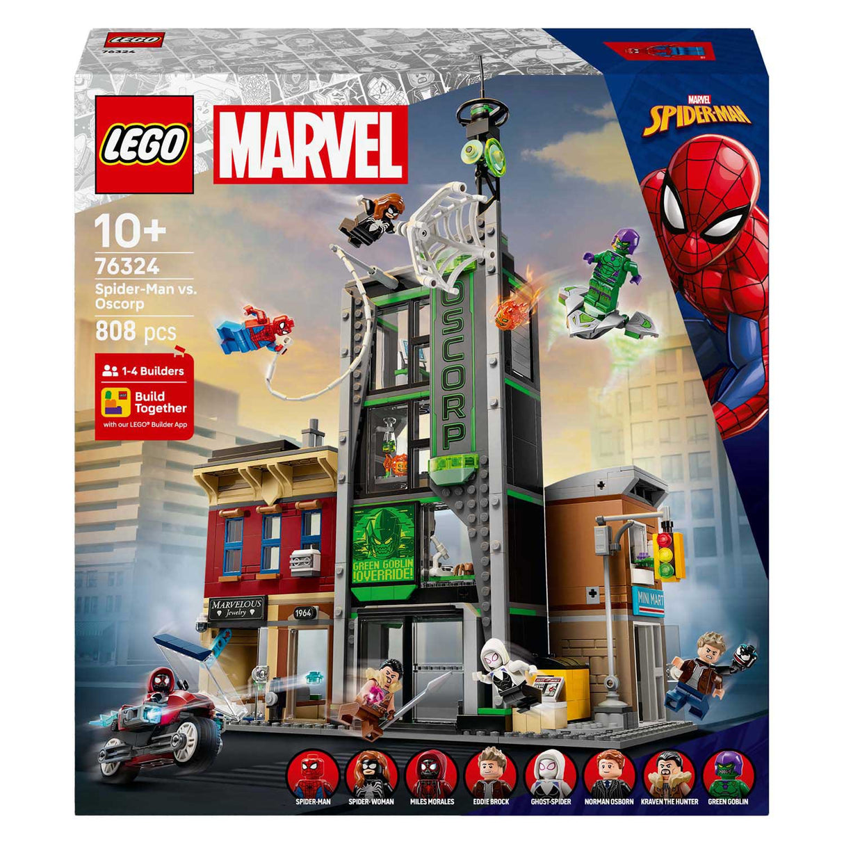 Lego® marvel spider-man vs. oscorp - 76324