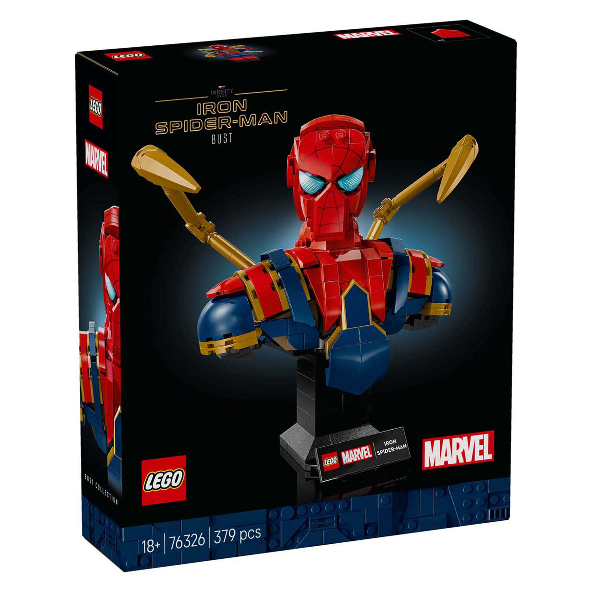 Lego super heroes 76326 jern spider-man buste