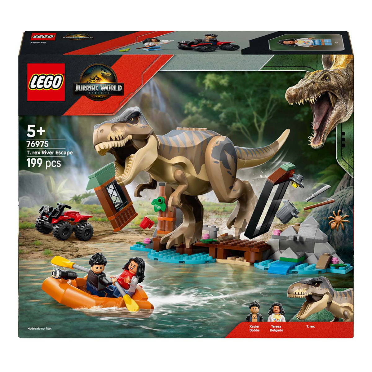Lego® jurassic world t. rex river escape byggesæt - 76975