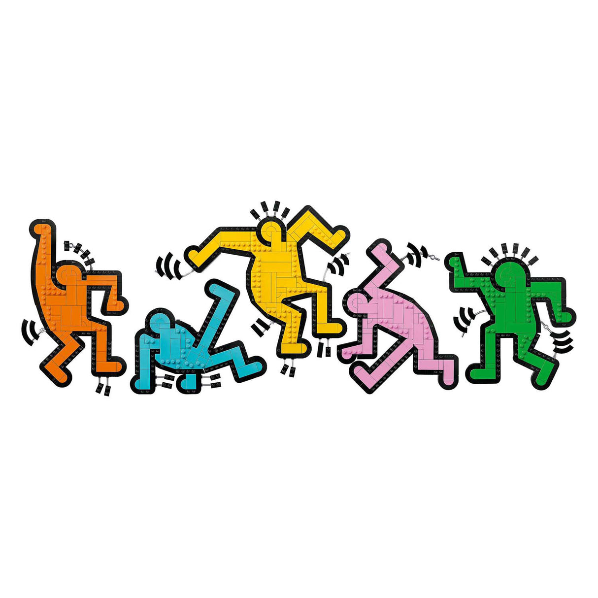 Lego ® art keith haring dansefigurer - 31216