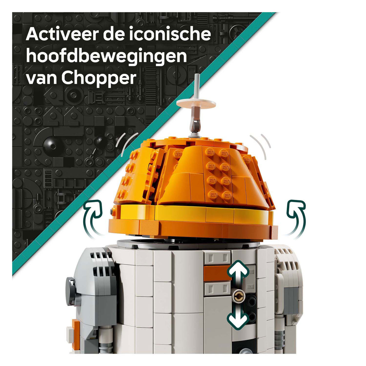 Lego ® star wars: ahsoka™ chopper (c1-10p)™ astromech droid - 75416