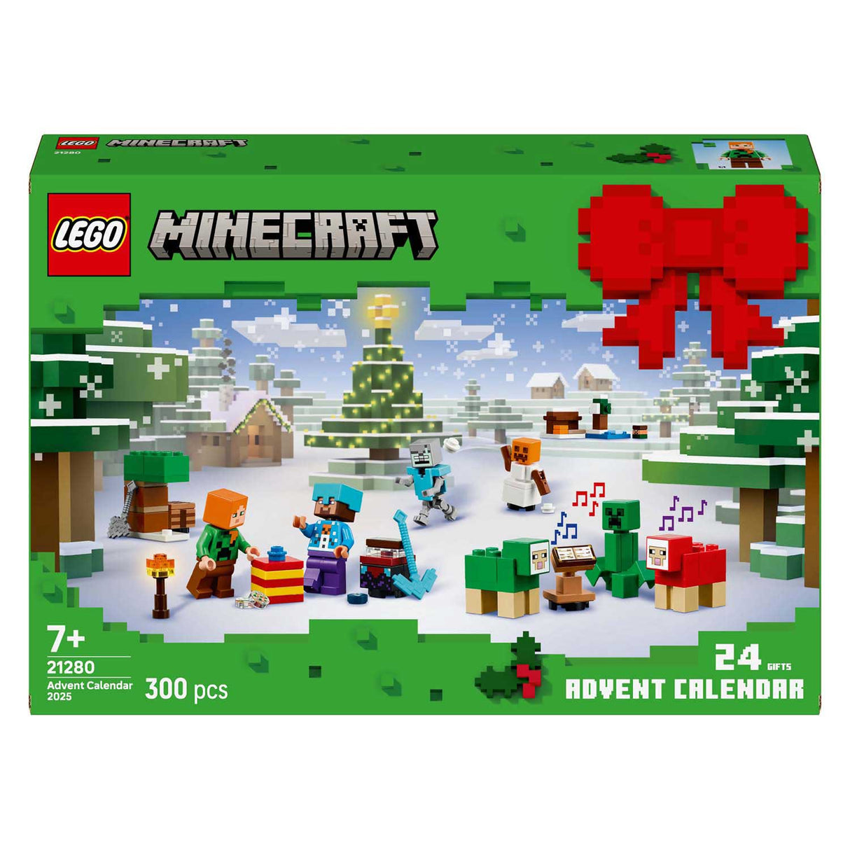 Lego minecraft 21280 adventskalender 2025