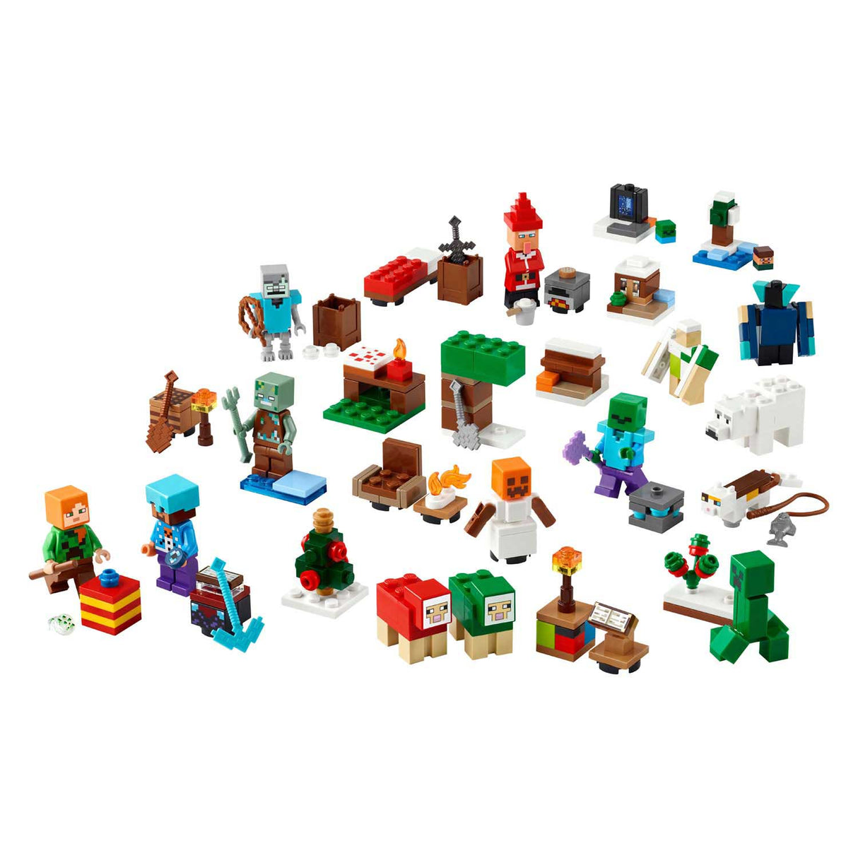 Lego minecraft 21280 adventskalender 2025