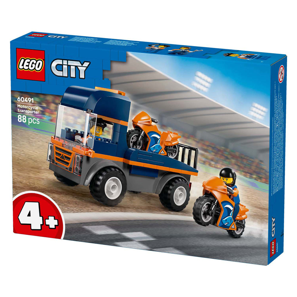 Lego city 60491 motorcykel transporter