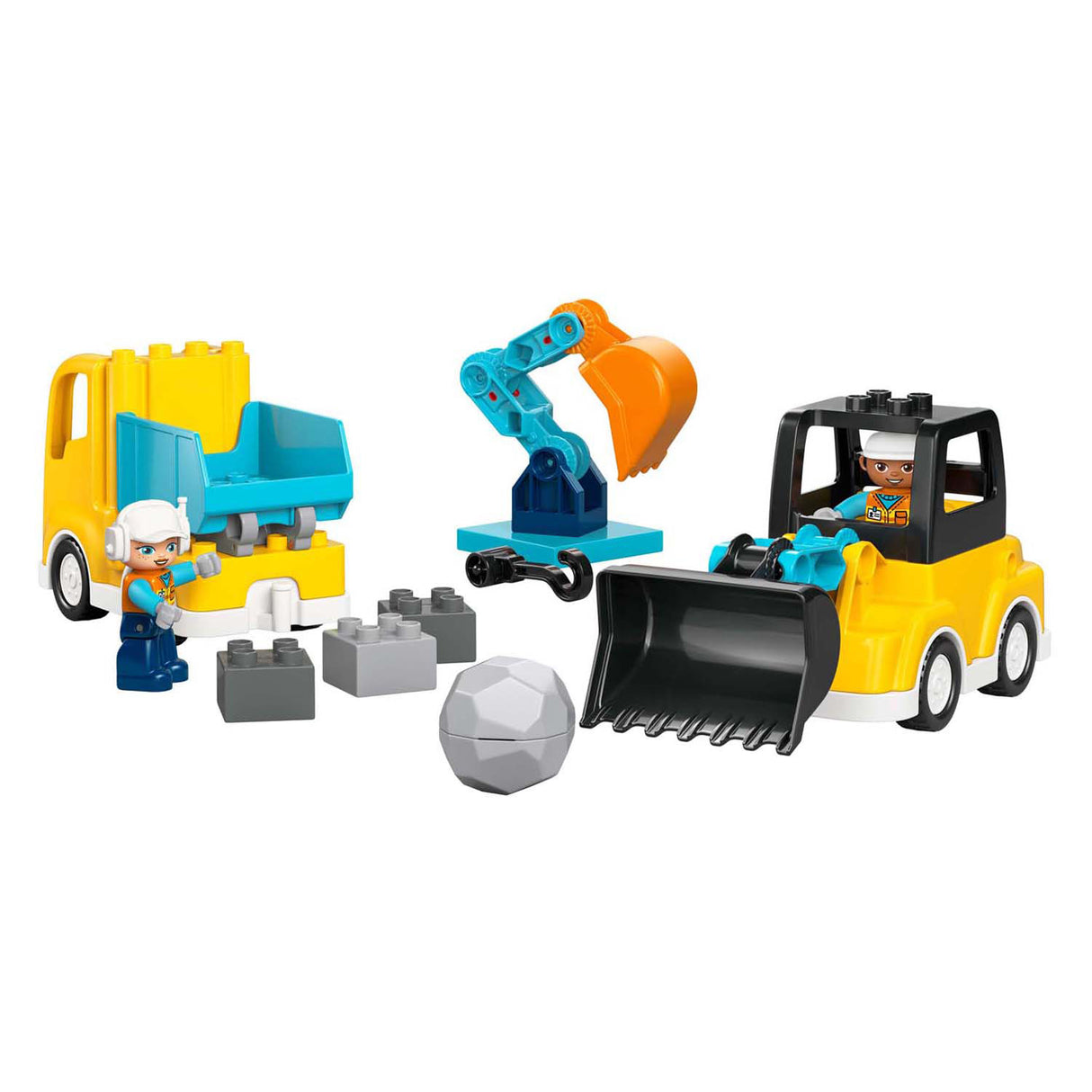 Lego duplo town 10475 3i1 entreprenørkøretøjer
