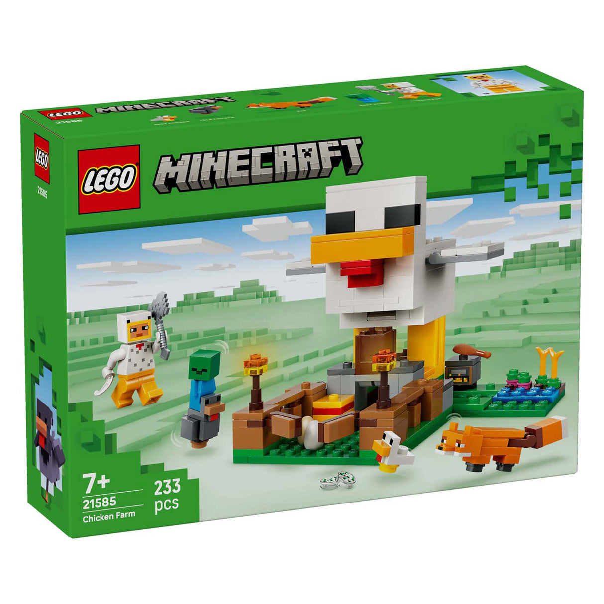 Lego minecraft kyllingegårdsdyr legetøj til børn - 21585